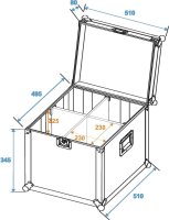 Roadinger Transportcase für 4x PAR-64 Spot, kurz