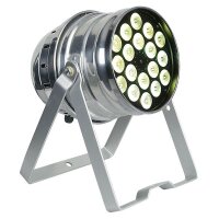 Showtec LED Par 64 Q4-18, black/schwarz, 18x RGBW-LEDs, DMX, 40 Grad Abstrahlwinkel