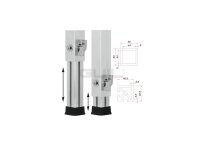 Guil PTA-440/50-80 Teleskopfuß für Guil Bühnenelemente, variabel, 50-80cm