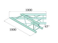 Alutruss Trilock E-GL33 C-19 2-Way Corner 45°