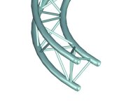 Alutruss Decolock DQ-3 Vollkreis d=5m(innen), Spitze innen