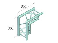 Alutruss Trilock E-GL33 C-25 2-Way Corner 90° \/