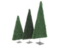 Fir tree, flat, light green, 150cm