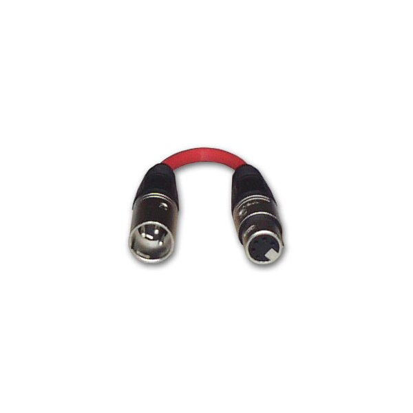 DMX Adapter 3-pol XLR male, 5-pol XLR female