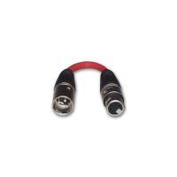 DMX Adapter 3-pol XLR male, 5-pol XLR female