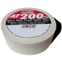 Advance Gaffa Tape AT-200 ultramatt weiss/white (Cloth Gaffa), 50m