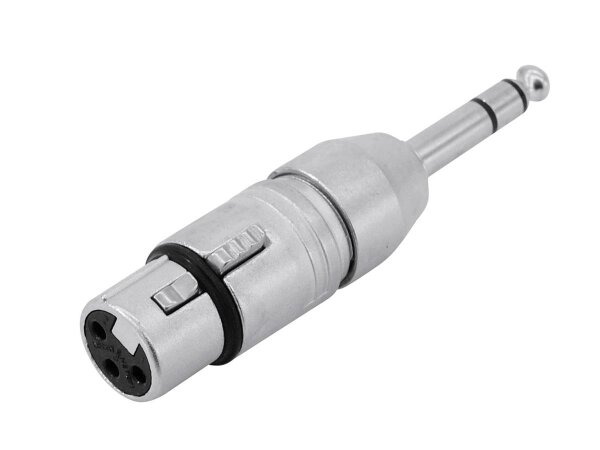 Neutrik Adapter XLR(F)/Jack(M) stereo NA3FP