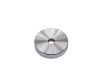 Puck Single-Mittelstück Aluminium silber