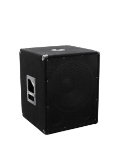 15" Omnitronic BX-2550 Subwoofer 1200W Bass Lautsprecher Speaker Box 2x15" 101dB 