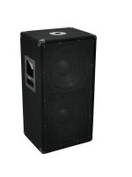 Omnitronic BX-2250 Subwoofer, 1200W, 2x12", 90 dB (1...