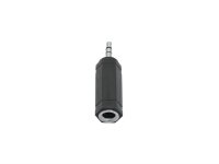 Adapter 3,5 Klinkenstecker/6,35 Buchse, stereo, 10...