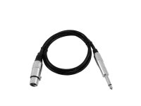 Omnitronic Adaptercable XLR(F)/Jack mono 0.9m bk