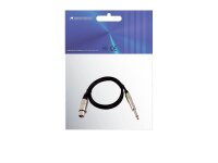 Omnitronic Adaptercable XLR(F)/Jack mono 0.9m bk