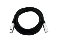 Omnitronic XLR cable 3pin 0.5m bk