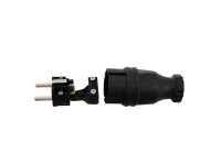 PC ELECTRIC Safety Plug Rubber bk