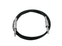 Omnitronic Jack cable 6.3 mono 1m bk