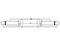 Omnitronic Kabel KC-10 Klinke/Klinke 1m