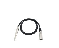 Omnitronic Adaptercable XLR(M)/Jack mono 0.9m bk