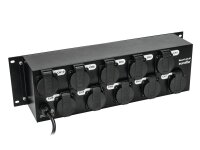 Eurolite Board 10-ST 10x Schutzkontakt, max. 16A, 5A pro Kanal