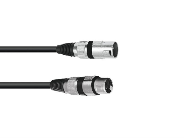 Omnitronic XLR cable 3pin 1.5m bk