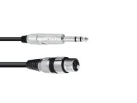 Omnitronic Adaptercable XLR(F)/Jack stereo 2m bk