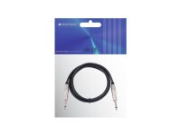 Omnitronic Jack cable 6.3 mono 3m bk ROAD