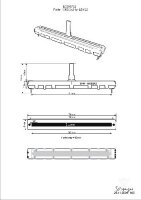 Fader 10KBx2 60mm für LS-622