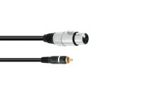 Omnitronic Adaptercable RCA/XLR(F) 2m bk