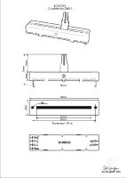 Crossfader 100kBX2 (45mm) für EMX-3