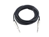 Omnitronic Jack cable 6.3 stereo 6m bk ROAD