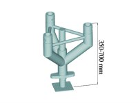 Alutruss Trilock Nivellier-Fußgestell TNF-300