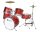 Dimavery JDS-305 Kids Drum Set, red