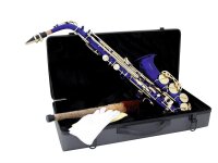 Dimavery SP-30 Eb Alto Saxophone, blue