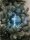 LED Snowball 15cm, ice blue