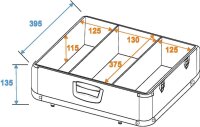 Roadinger CD-Case ALU poliert 100 CDs