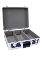 Roadinger CD Case ALU digital booking rounded blue