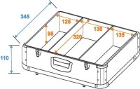 Roadinger CD Case ALU Digital Booking rounded