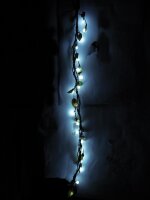Torfmyrte-Ranke, mit LEDs, weiß, 180cm