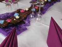 Rose narrow carpet, with LEDs, 120cm