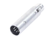 Adapter XLR-Kupplung 3P/XLR-Stecker 5P