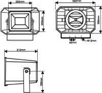 Omnitronic HS-60 Druckkammerlautsprecher