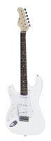 Dimavery ST-203 E-Guitar LH, white