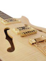 Dimavery LP-600 E-Guitar, nature maple