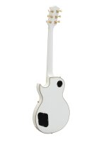 Dimavery LP-520 E-Guitar, white/gold