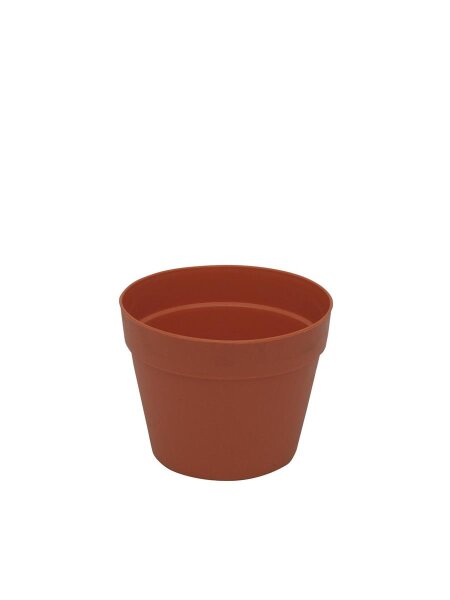 Flowerpot plastic, red, 17cm