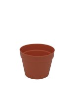 Flowerpot plastic, red, 17cm