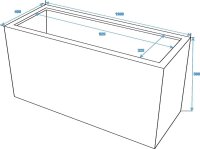 LEICHTSIN CUBE-50, braun, glänzend