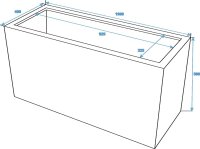 LEICHTSIN CUBE-50, rot, glänzend