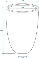 LEICHTSIN CUP-69, braun, glänzend