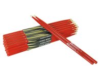 Dimavery DDS-5A Drumsticks, Ahorn, rot